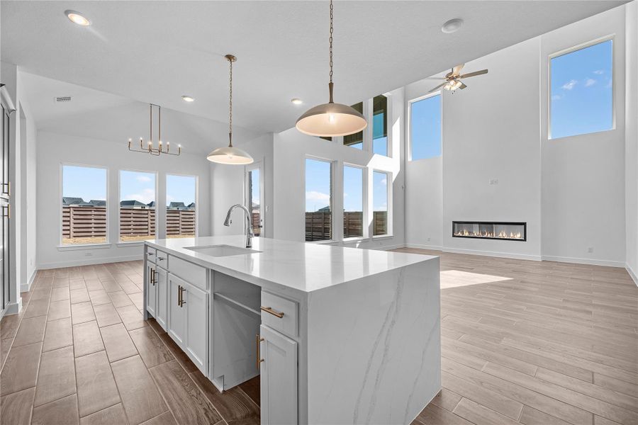 Furnished interior view inside a new home in Austin Point, Richmond (Image 6).