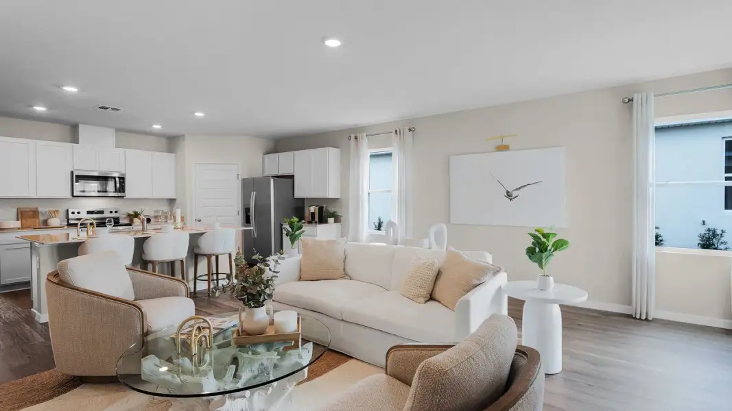 Furnished interior view inside a new home in Hawthorne Ranch, Lakeland (Image 13).