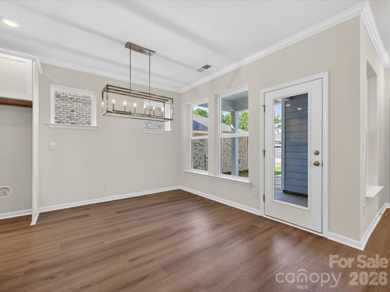 Spacious, unfurnished interior of a new home in Whitley Preserve – Park Collection, Mint Hill (Image 15). Spacious, unfurnished interior of a new home in Whitley Preserve – Park Collection, Mint Hill (Image 15).