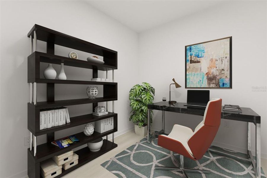 Furnished interior view inside a new home in , Orlando (Image 6).