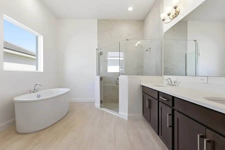 Furnished interior view inside a new home in Tamarack at Two Rivers, Zephyrhills (Image 9).