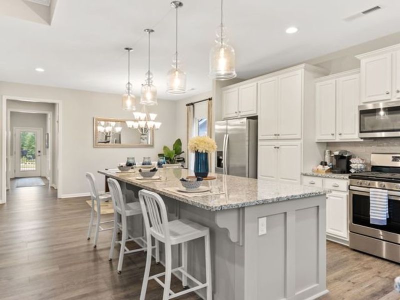 Representative furnished interior of a home built from the Cyprus by True Homes in Westbrook Falls, Colfax (Image 4).
