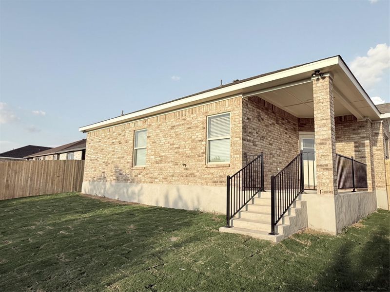 Exterior details and patio area of a home in , Belton (Image 20). Exterior details and patio area of a home in , Belton (Image 20).