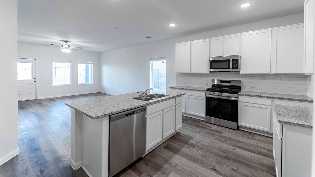 Furnished interior view inside a new home in Sunset Oaks, Maxwell (Image 4).