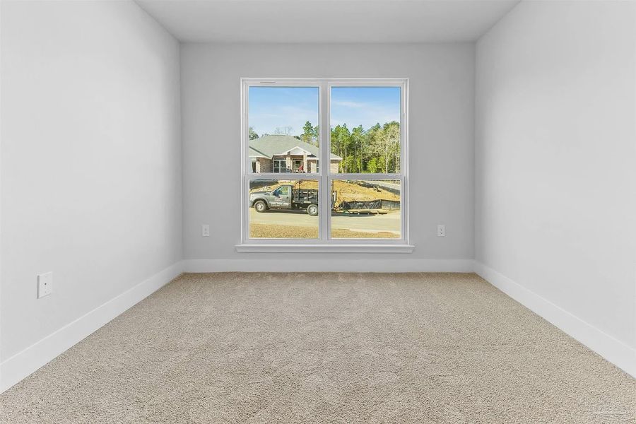 Spacious, unfurnished interior of a new home in Pecan Valley, Cantonment (Image 16). Spacious, unfurnished interior of a new home in Pecan Valley, Cantonment (Image 16).
