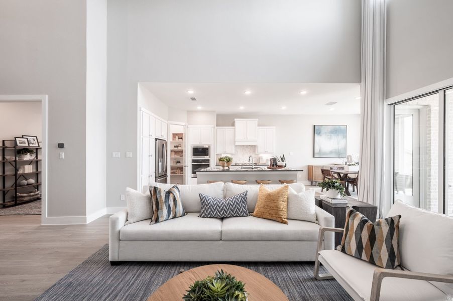 Representative furnished interior of a home built from the Verdin by Tri Pointe Homes in Pecan Ridge, Fulshear (Image 60).