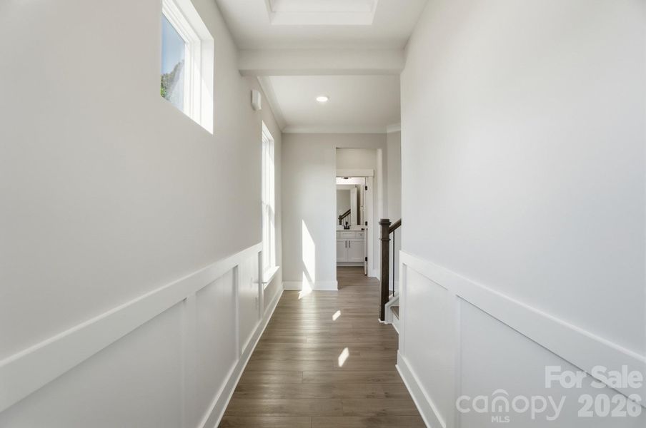 Spacious, unfurnished interior of a new home in Blythe Mill Townhomes, Waxhaw (Image 19). Spacious, unfurnished interior of a new home in Blythe Mill Townhomes, Waxhaw (Image 19).