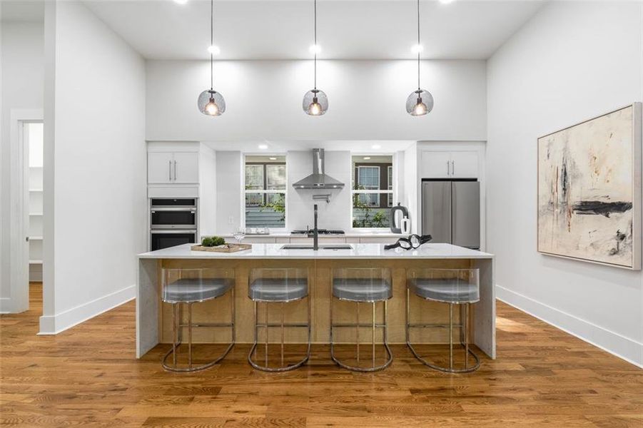 Furnished interior view inside a new home in , Atlanta (Image 13). Furnished interior view inside a new home in , Atlanta (Image 13).