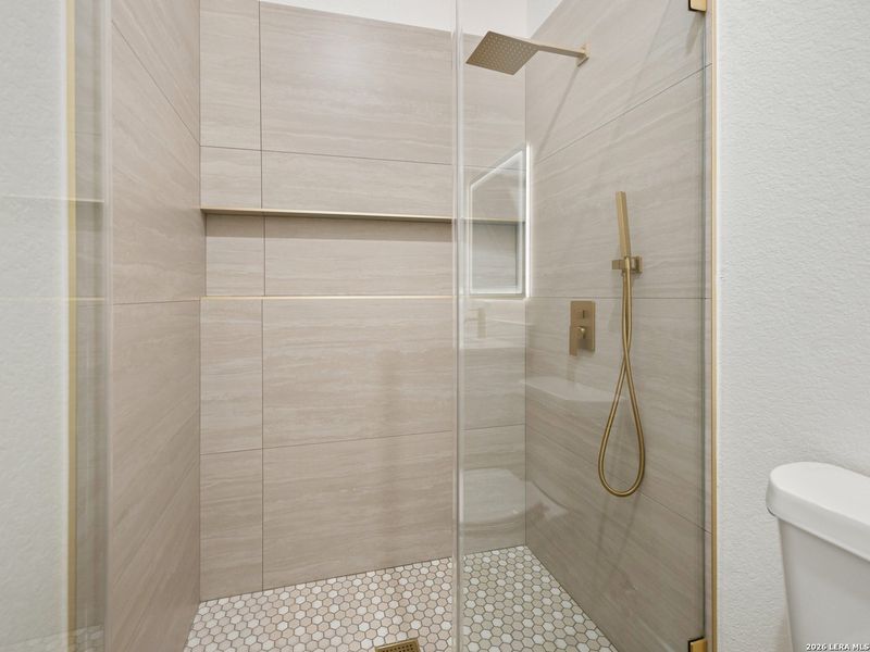 Close-up of interior finishes inside a home in , Elmendorf (Image 22).