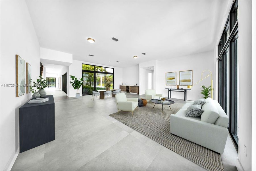 Furnished interior view inside a new home in , Weston (Image 11).