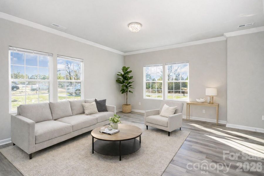 Virtually Staged Living Area Virtually Staged Living Area