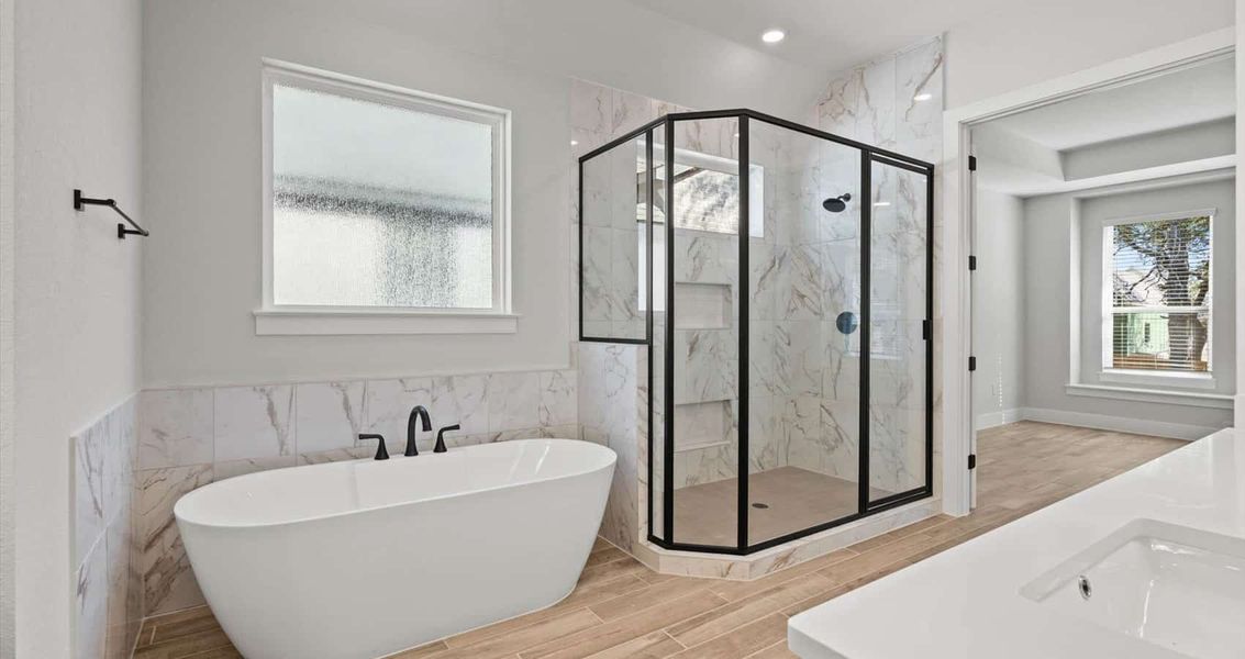 Furnished interior view inside a new home in 6 Creeks, Kyle (Image 6). Furnished interior view inside a new home in 6 Creeks, Kyle (Image 6).