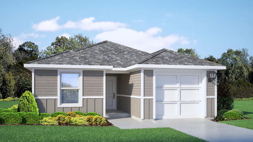 Front exterior of a home in the Hickory Grove community, located in Krum, TX (Image 18).