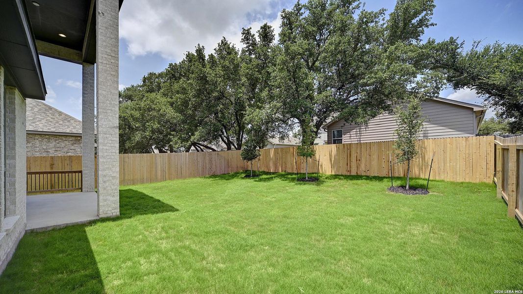 Exterior details and patio area of a home in Kallison Ranch, San Antonio (Image 3). Exterior details and patio area of a home in Kallison Ranch, San Antonio (Image 3).