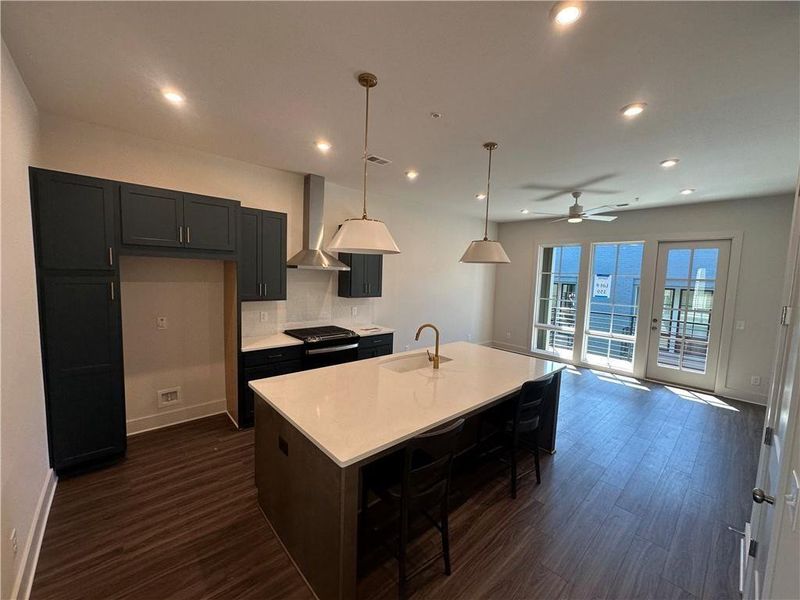 Furnished interior view inside a new home in , Atlanta (Image 9).