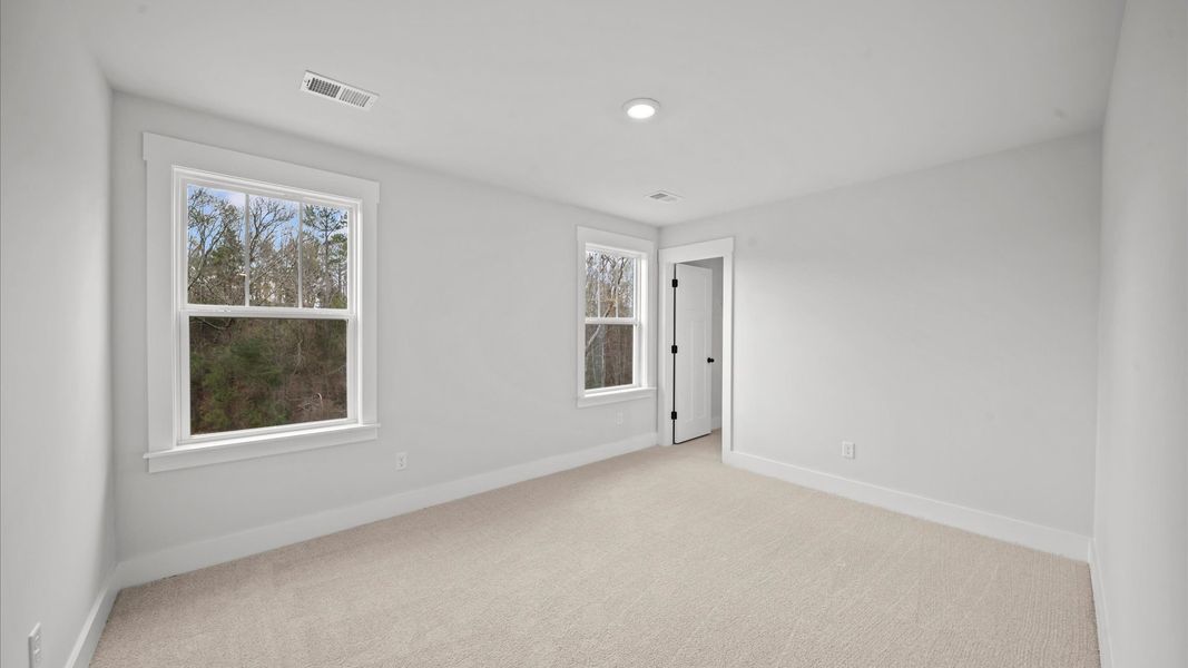 Representative furnished interior of a home built from the Kendrick - Finished Basement by DRB Homes in Pinebrook, Woodruff (Image 20).