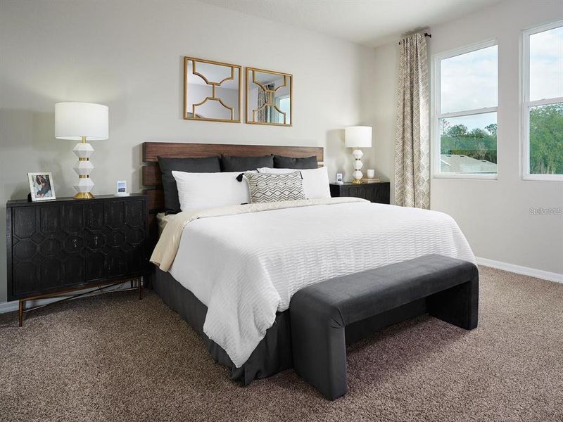 Furnished interior view inside a new home in The Meadow at Crossprairie Bungalows, St. Cloud (Image 3).