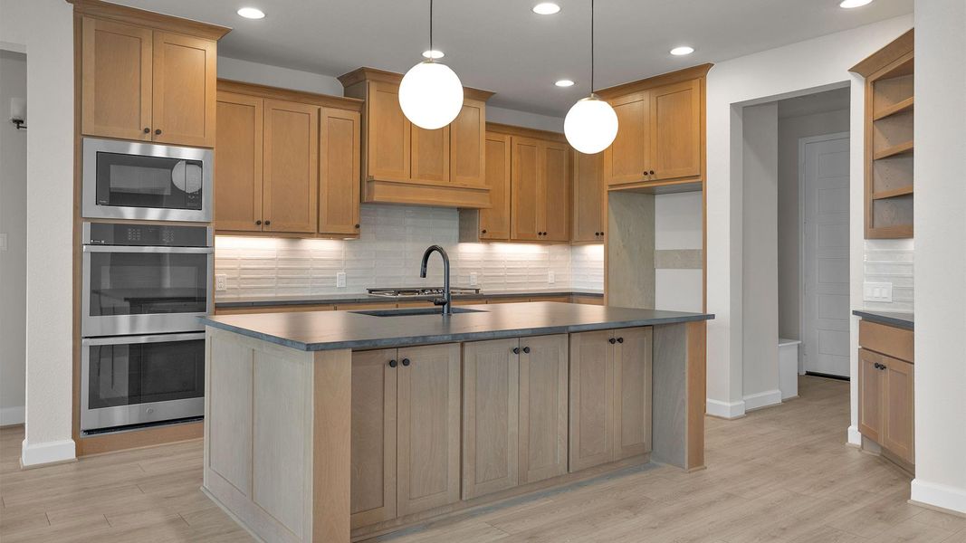 Furnished interior view inside a new home in Legacy Prairie at Katy Court, Katy (Image 9).