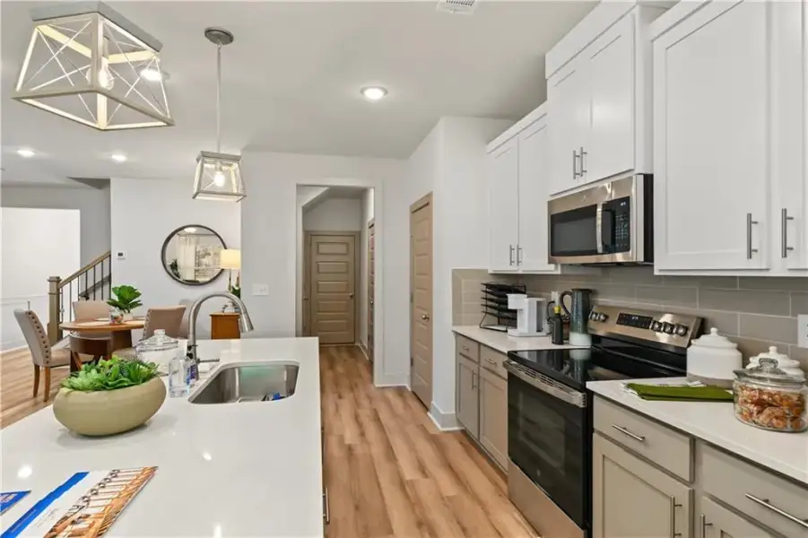 Furnished interior view inside a new home in , Norcross (Image 11).