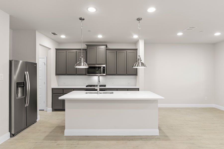 Representative exterior photo of a completed home built from the Buchanan by Impression Homes in Timber Ridge, Corinth, TX (Image 2). Representative exterior photo of a completed home built from the Buchanan by Impression Homes in Timber Ridge, Corinth, TX (Image 2).