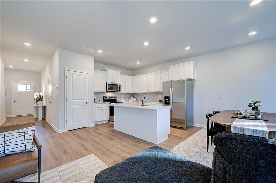 Furnished interior view inside a new home in Avery Landing, McDonough (Image 9).