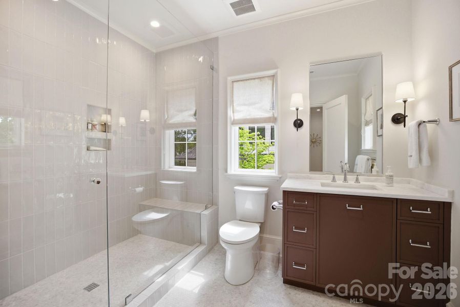 Furnished interior view inside a new home in , Charlotte (Image 14).