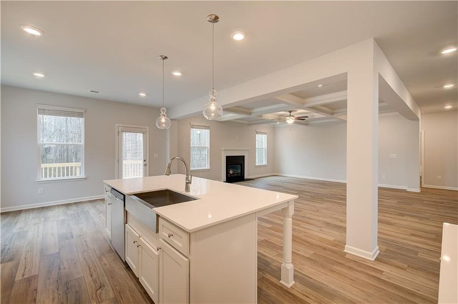 Furnished interior view inside a new home in Trinity Park, McDonough (Image 6).