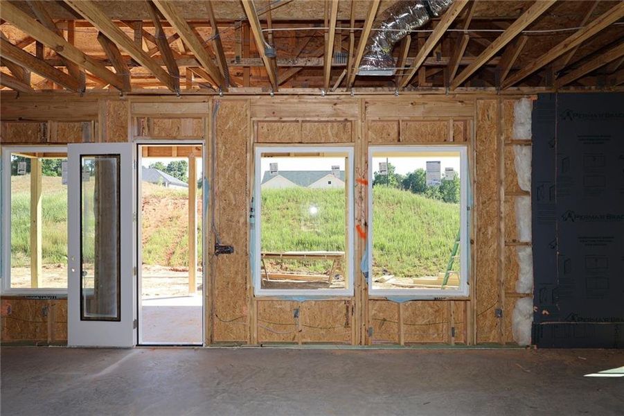 In-progress construction of a new home in Old Mill Preserve, Dallas, GA (Image 6).