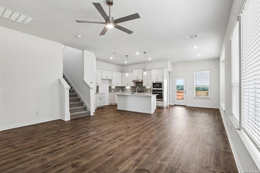 Spacious, unfurnished interior of a new home in Stream Waters, Seguin (Image 16). Spacious, unfurnished interior of a new home in Stream Waters, Seguin (Image 16).