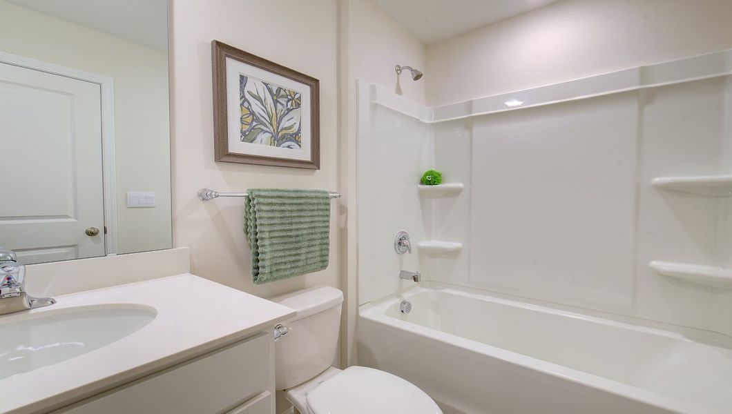 Furnished interior view inside a new home in Aberdeen Place, Asheville (Image 22).