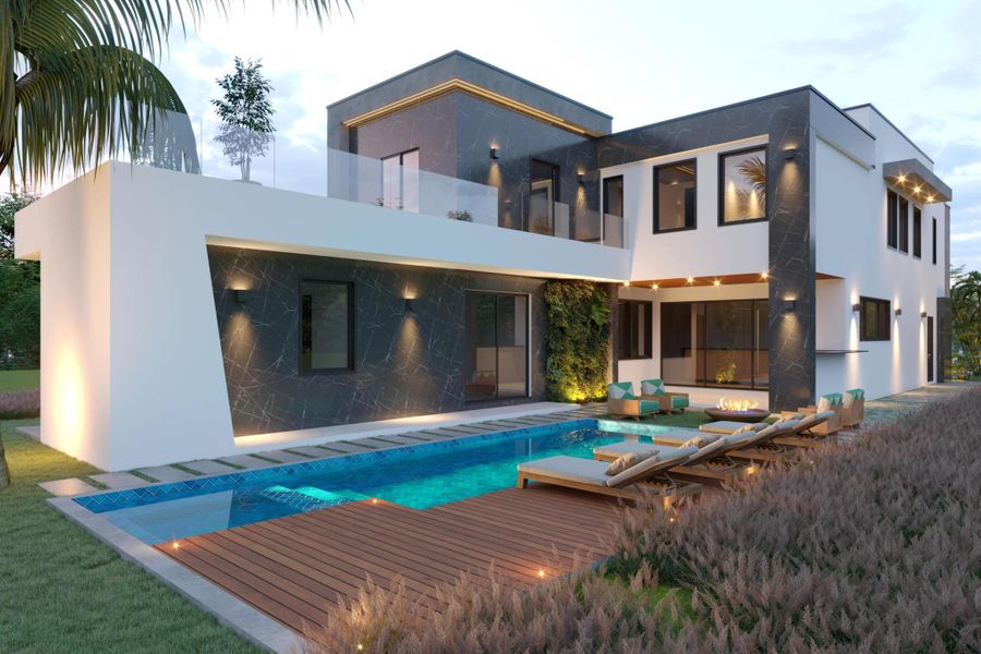 Exterior details and patio area of a home in , Delray Beach (Image 3).