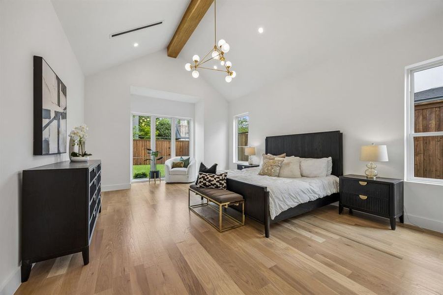 Furnished interior view inside a new home in , Dallas (Image 9).