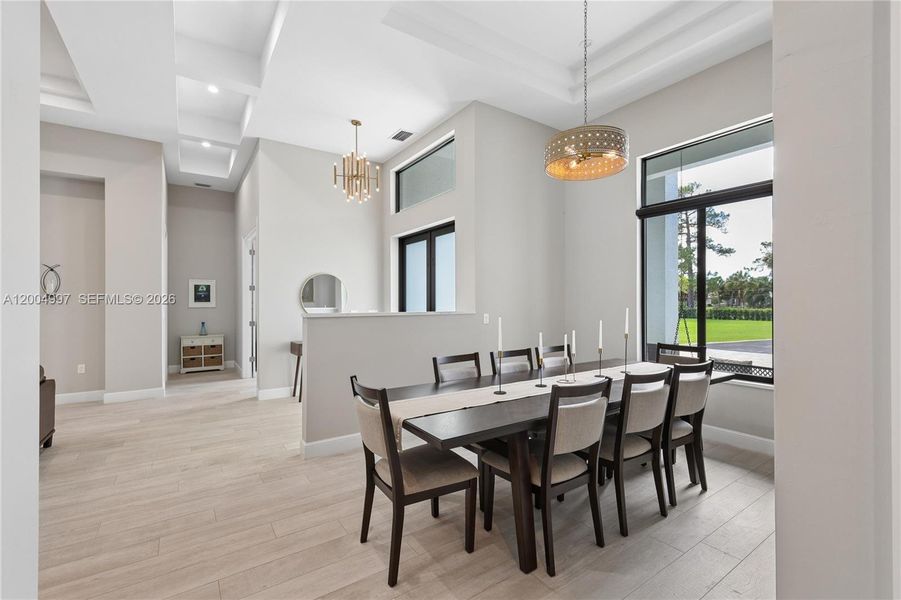 Furnished interior view inside a new home in , Naples (Image 10).