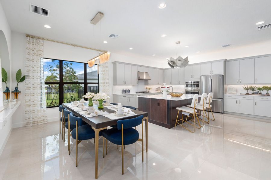 Representative furnished interior of a home built from the Tivoli by GL Homes in Valencia Parc at Riverland, Port St. Lucie (Image 9).