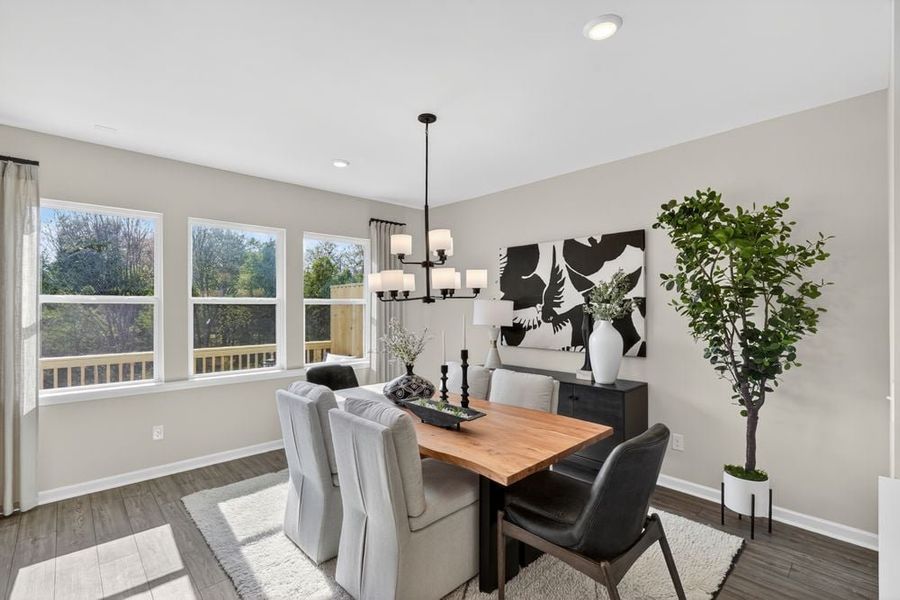 Furnished interior view inside a new home in Dreycott, Lawrenceville (Image 16).