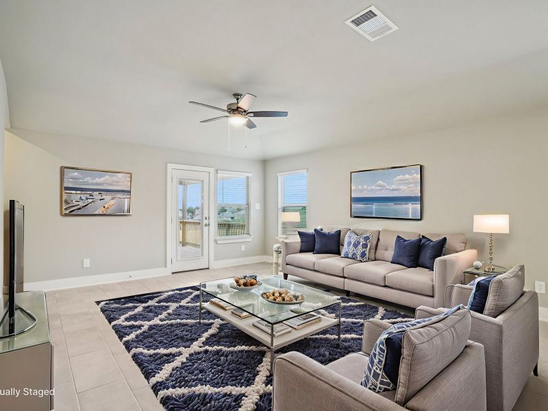 Furnished interior view inside a new home in Lark Canyon, New Braunfels (Image 7).