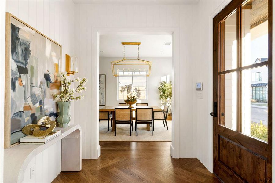 Furnished interior view inside a new home in , Dallas (Image 14). Furnished interior view inside a new home in , Dallas (Image 14).