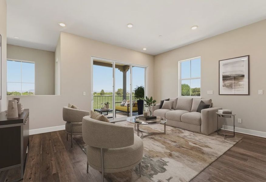 Virtually Staged Encanterra Vantage HS 2533 Living Room - 3 of 16