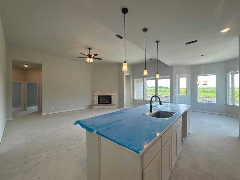 In-progress construction of a new home in Terra Escalante, Blue Ridge, TX (Image 12).