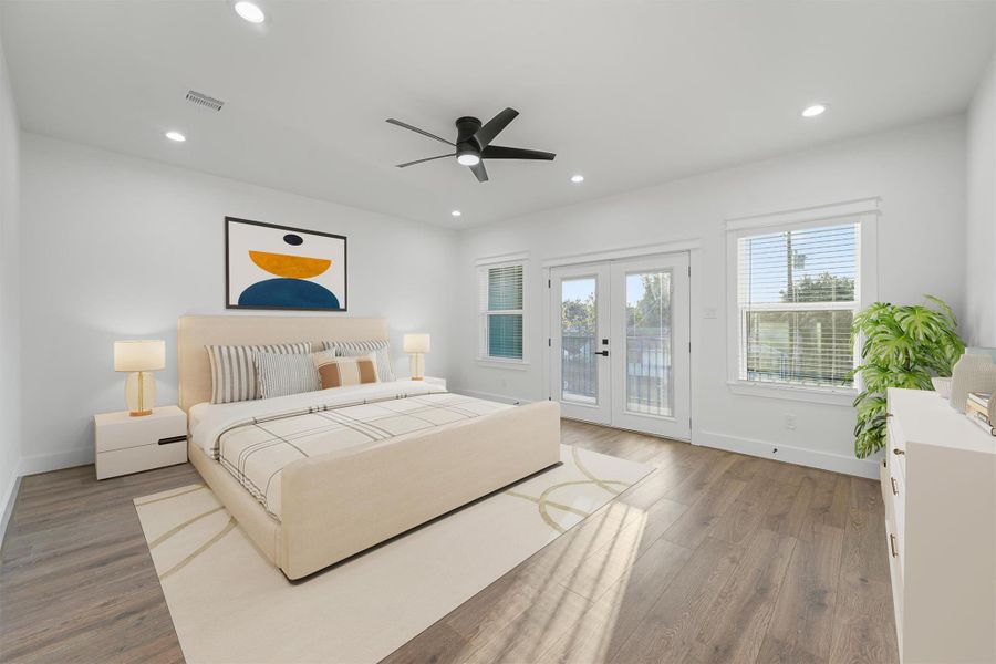 Furnished interior view inside a new home in , Houston (Image 4). Furnished interior view inside a new home in , Houston (Image 4).