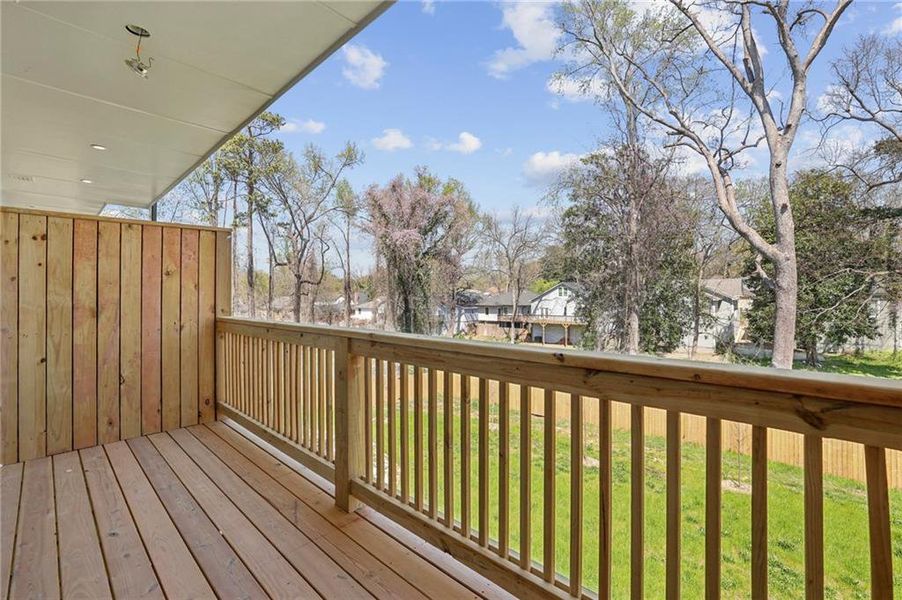 Exterior details and patio area of a home in , Atlanta (Image 14).