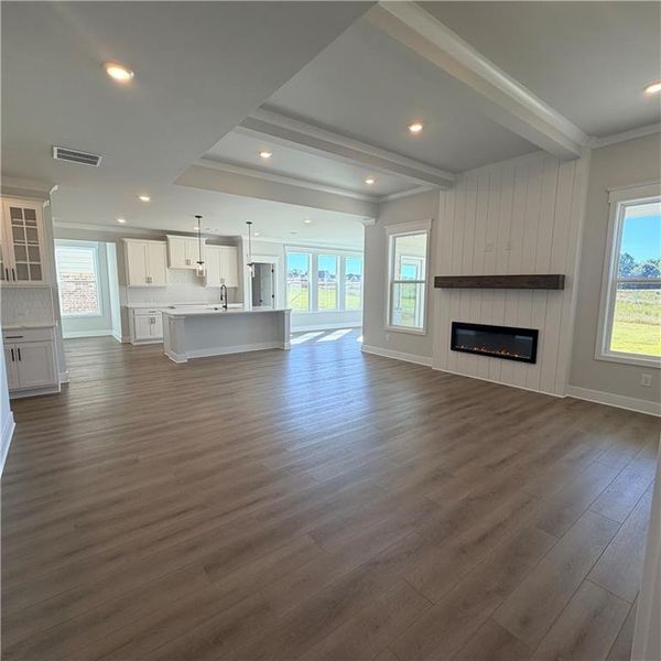 Spacious, unfurnished interior of a new home in Fowler Farms, Auburn (Image 39). Spacious, unfurnished interior of a new home in Fowler Farms, Auburn (Image 39).