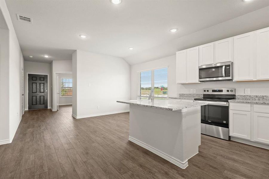 Furnished interior view inside a new home in Burgess Meadows, Cleburne (Image 5).