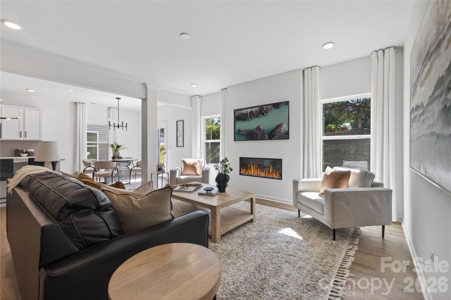Furnished interior view inside a new home in Morrow Brook, Albemarle (Image 6).
