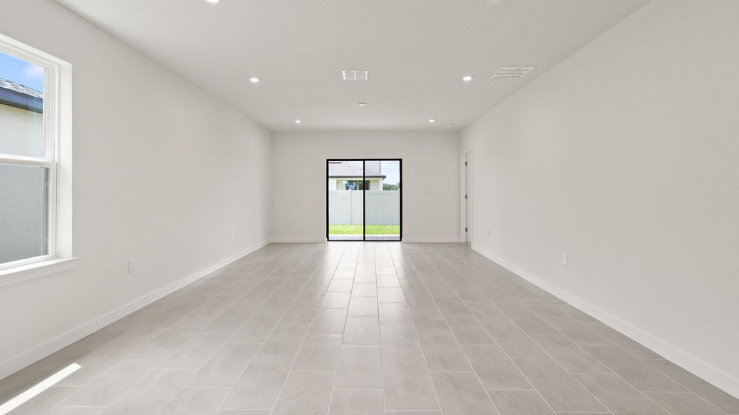 Representative furnished interior of a home built from the Flagler by DRB Homes in Grasslands West, Lakeland (Image 8).