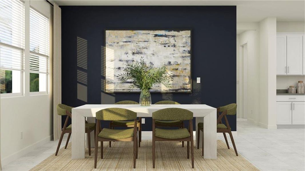 Furnished interior view inside a new home in Meadow Pointe, Groveland (Image 4).