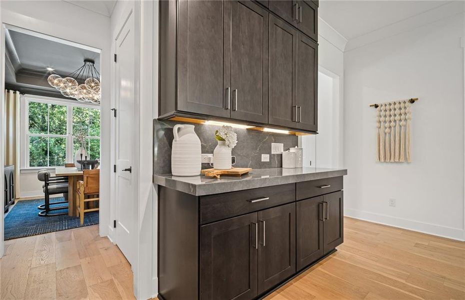 Furnished interior view inside a new home in Sterling Pointe, Cumming (Image 9).
