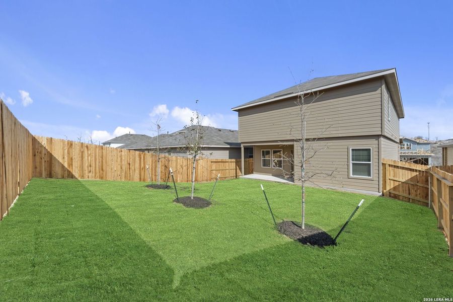Exterior details and patio area of a home in Applewood, San Antonio (Image 2). Exterior details and patio area of a home in Applewood, San Antonio (Image 2).