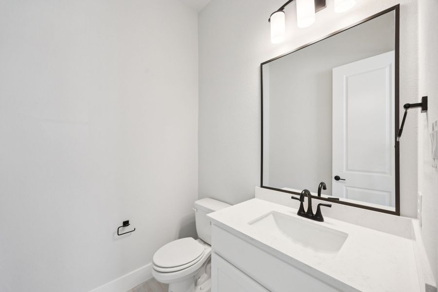 Furnished interior view inside a new home in Newman Village Townhomes, Frisco (Image 11).