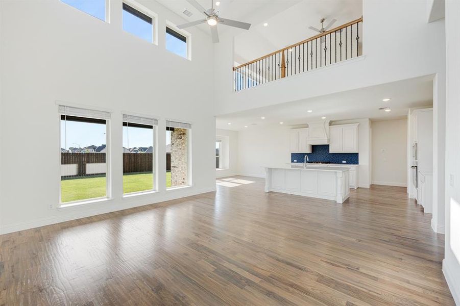 Furnished interior view inside a new home in Wildflower Ranch 60-65, Justin (Image 4). Furnished interior view inside a new home in Wildflower Ranch 60-65, Justin (Image 4).